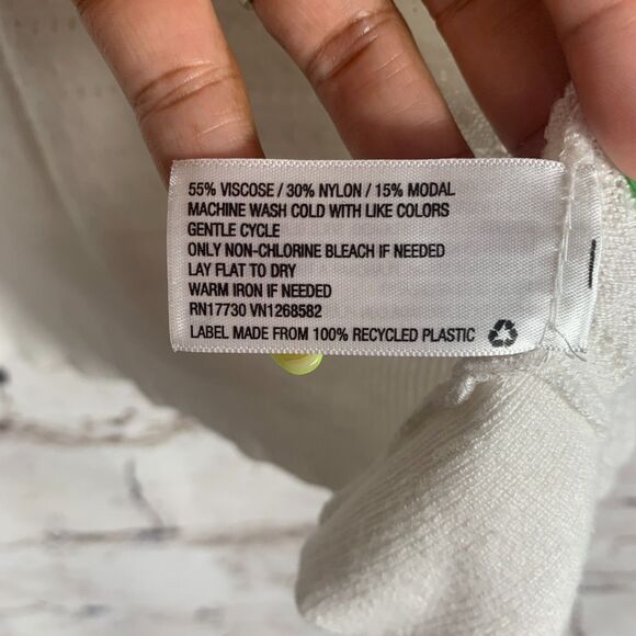 Merona White Open Front Cardigan XXL Lightweight Knit Layering Sweater Fall Cozy - Picture 4 of 6